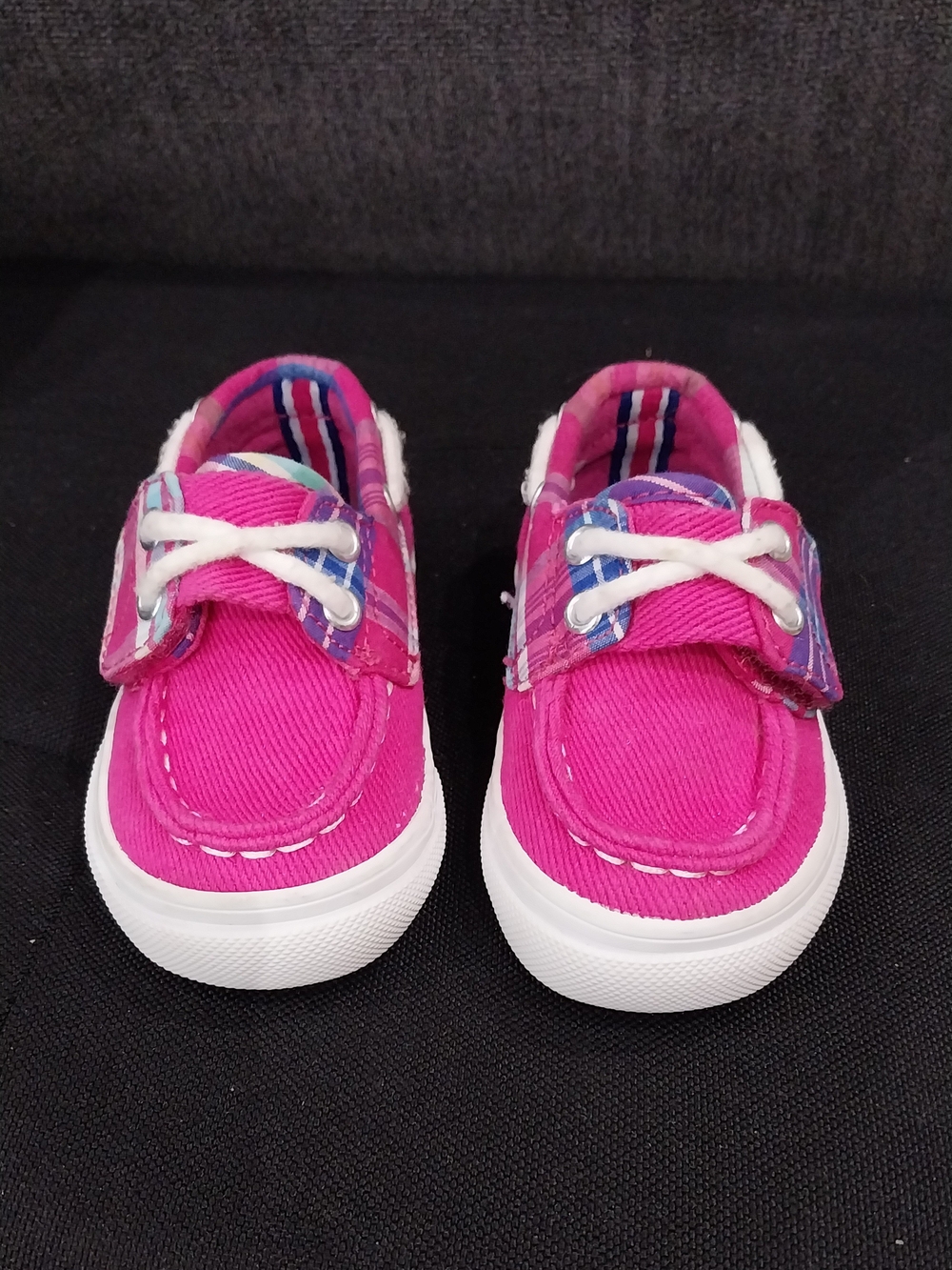 Ralph Lauren POLO Pink Canvas Boat Shoes/Sneakers